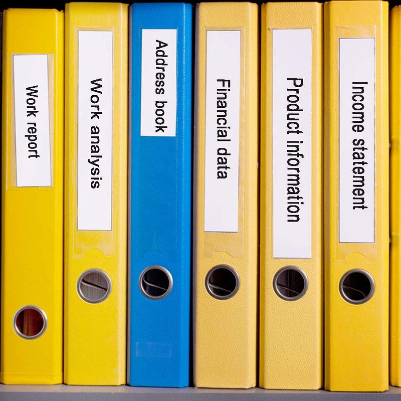 Absonic 5-Pack Compatible 18mm Label Tape Replacement for Casio XR-18WE XR-18RD XR-18BU XR-18YW XR-18GN 18mm 0.7" EZ Label Maker Tape for KL-120 KL-750 KL-780 KL-820 KL-7200 KL-8100, 3/4" x 26' - Image 3